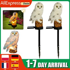 Solar Lamp Owl Animal Solar Garden Lights Solar Powered Led Light Outdoor Garden Decoration Lamp Waterproof Solar Lights