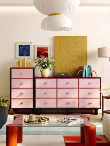 Tủ Lưu Trữ Dung Lượng Lớn Chất Liệu Gỗ Nguyên Khối Phong Cách Cổ Điển