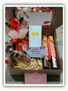 Hadiah Hampers Cokelat parfum Ulang Tahun Anniversary (Gift Box)