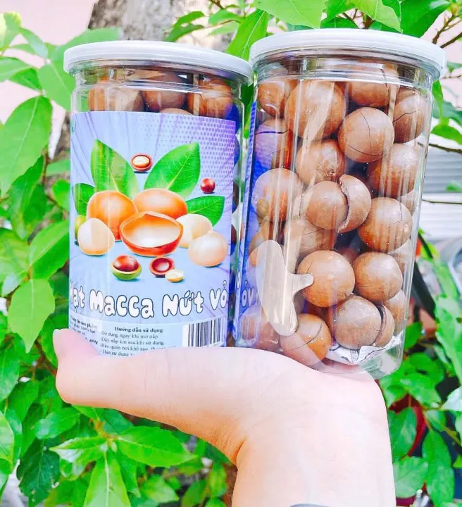 Hạt Macca Nứt Vỏ Lọ ( 400 Gram )