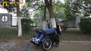 320W Motor Handicapped Electric Power Standing Wheelchair Automatic Lying Wheelchair