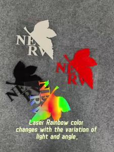 NERV Leaf Reflective Motorcycle Stickers Moto Motor Scooter Body Fuel Tank Windshield Helmet Fairing Vinyl Accessories Decals