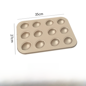 Non-Stick 6/12 Piece Japanese Style Shell Cake Mold Baking Tray Banana Home DIY Oven Use Carbon Steel Baking Tools