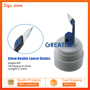 Titanium Ophthalmic Handle Elbow Lancet Sapphire Keratome Surgery Blade Ophthalmic Microinstrument