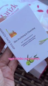 1 Buah MARIZK FACE SOAP Sabun Pembersih Kulit Wajah Sisa Make Up & Minyak BPOM Halal