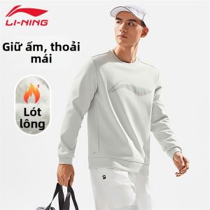 Li-Ning | Áo Hoodie Thời Trang Ấm Áp Thoáng Khí Co Dãn cho Nam