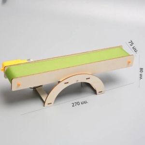 ชุดสายพานลำเลียง DIY สำหรับเด็ก - ของเล่นสร้างสรรค์แบบประกอบเอง โครงการ STEM ของเล่นเสริมทักษะการเรียนรู้ ชุดอุปกรณ์เสริมสำหรับโรงเรียนและครอบครัว