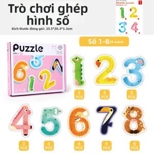 Bộ Đồ Chơi Ghép Hình Giáo Dục Nâng Cao cho Trẻ 4 Miếng