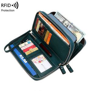 MLZH | RFID Secure Large Capacity Vintage Long Wallet