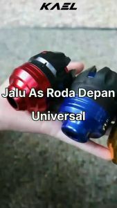 Jalu As Roda Jumbo CNC Universal Motor Matic-Bebek-Sport Model Buah Naga Transformer Variasi Cover-Tutup Beat-FI-F1-Pop-esP-Street/NMAX/Aerox/PCX/ADV/Vario 110-125-150 Old-New LED/Soul GT/X-Ride/Mio-Sporty-M3-Z-S Honda-Yamaha-Suzuki-Kawasaki