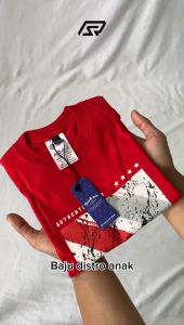 Baju distro anak usia 1-12 tahun bahan cotton combed 30s premium