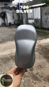 Cat Semprot Pilox Pylox Pilok Shogun Z Paint Duco Silver 736 Premium 400 ML