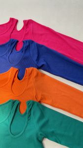 Lotus Clothing Edline Top - Long Sleeve Knit Top -  Atasan Lengan Panjang Wanita - Atasan Wanita