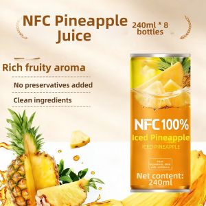 Additive-Free Zero-Fat Fresh Pineapple Juice