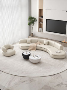 YIZUO | Modern Simple Curved Sofa