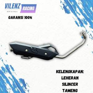 Knlapot Standar Racing Type Shijiro Dari VILENZ RACING Suara Ngebas Adem (SARFULL) Harga Pelajar Cocok Untuk All Metic Seperti Mio Sporty Mio Smile Mio Soul Karbu Mio M3 Beat fi Beat Karbu Vario Old Vario New Aerox Nmx Scoopy DLL