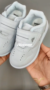 VIDVIEW รองเท้าผ้าใบ พละสีขาว Adda 41G5A แบบแปะเทป น้ำหนักเบา ใส่สบาย
