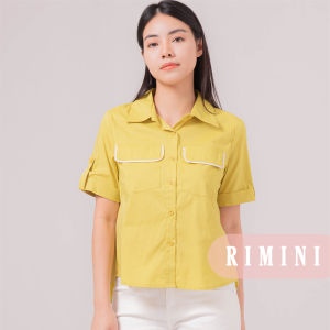 RIMINI - Atasan Wanita Kemeja Formal Katun Premium Jumbo - Verla Top 7029