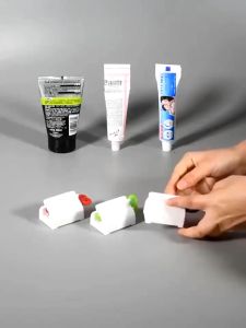 MULTIFUNCTION TOOTHPASTE SQUEEZER TOOTHPASTE DISPENSER ROTATABLE FACIAL WASH CLIP TUBE 挤牙膏器 牙膏挤压器 - HOME & LIVING