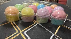 🍭GULA KAPAS GEBU 2 layer Dome 4oz🍭 COTTON CANDY 🍭goodies/doorgift Kahwin/Aqiqah& Any evnt 2024