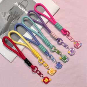 Short Phone Strap Wealth Lucky Character Anti-Loss Wrist Cord Universal Phone Case Accessory Versatile Stylish Digital Gear