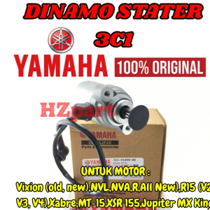 DINAMO STATER 3C1 Vixion (old new)XabreMT-15Jupiter MX King KUALITAS ASLI YAMAHA ORIGINAL 100% .