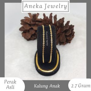 Kalung Anak Holo Ukir Perak Asli 925