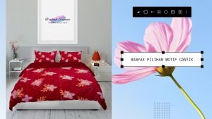Sprei motif aesthetic elegant baru Queen - super king .size mewah bs2 LP