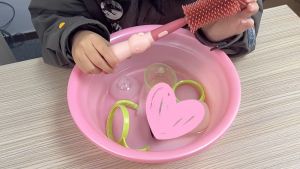 [3 in 1] Silicone Bottle Brush Cartoon Baby Soft Milk Cleaning Pacifier Straw | [3 Dalam 1] Berus Botol Susu | 婴儿奶瓶刷