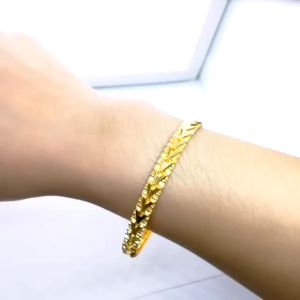 Gelang Tangan Classic Design Indian Emas 916 D6.30Cm Yon Hing