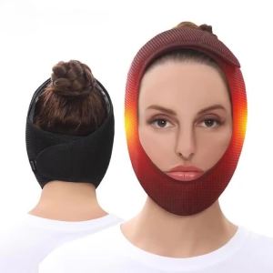 Face Heating Wrap for TMJ Jaw Relief USB Electric Heating Pad with 3 Heat and Time Settings for Face Jaw Chin Wisdom