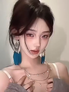 ต่างหูสไตล์โบฮีเมียนใหม่สำหรับผู้หญิง ต่างหูพู่ประดับวันหยุด