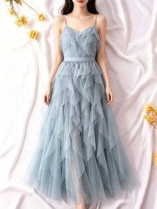 XMO | Flowy Irregular Hem A-line Long Skirt