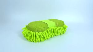 Miếng san hô rửa xe Microfiber siêu mịn tiện dụng (màu sắc ngẫu nhiên)