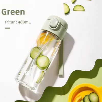 Fuguang | Tritan Material Portable Water Bottle With Straw
