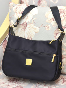 Oxford Cloth Crossbody Bag Large Capacity Single Shoulder Bag for Mom Mid-Aged Womens Bag Simple Versatile Backpack in Black