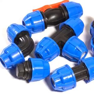 PER PCS PE Compression Fittings for pe and pvc pipes 1/2 1" elbow tee coupling adapter plug " 3/4"