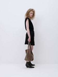 MO&Co. | Mid Waist A-Line Short Skirt With Belt