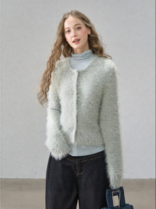 YIKEXIAOYEMEI | Áo Cardigan Bông Mới Thu Đông 2025 Thời Trang