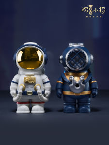 Lucky Little General Astronaut Diver Meaningful Desktop Ornaments Copper Master Brand Home Decorations Tabletop Sculptures