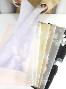 Kertas Buket Kupu Kupu Butterfly Flower Wrapping Kertas Florist KB6196