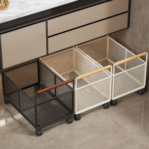 MENGBINFEN | Under Bathroom Cabinet Wheeled Storage Shelf