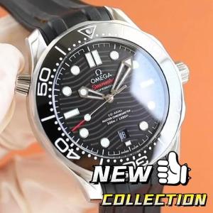 Men's Durable Rubber Strap Automatic Mechanical Movement Watch