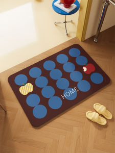 ovzf | Absorbent Anti-slip Specialized Bath Mat Diatomaceous Earth Carpet
