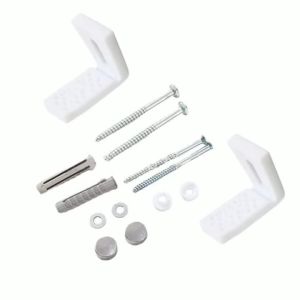 Toilet Bidet L-shaped Foot Mounting Bolts Set Toilet Pan Fix To Floor Kit Repair Fixings Fitting Closestool Anchor Accessories