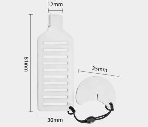 Portable Safety Anti-theft Door Blocker 8cm Stainless Steel Safe Security Tool For Home Privacy Hotel Travel Door Lock Stopper