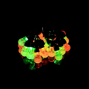 20 LED Outdoor Waterproof Solar Light String Retro transparent Globe Bulb Garden Courtyard Decor