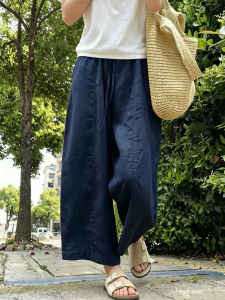 LANMENGYA | High Waist Slim Fit Summer Capri Trousers