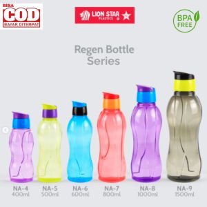 Lion Star Botol MInum Sekolah | Regen Series Botol Minum Lion Star 1500ml 1000ml 800ml 600ml 500ml 400ml Bebas BPA dan Aman