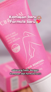 [3PCS] Bpom Cindynal Hair Removal Cream 60g Perontok Bulu Permanen
